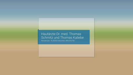 Dr.med. Thomas Kaliebe Facharzt für Dermatologie